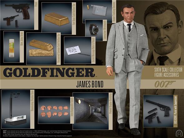 1/6 BIG CHIEF - 007 JAMES BOND CONNERY GOLDFINGER