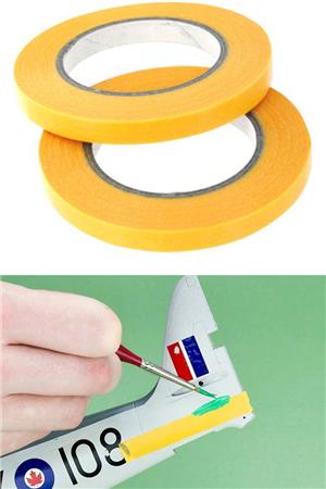 MASKING TAPE 6MMX18M - TWIN PACK