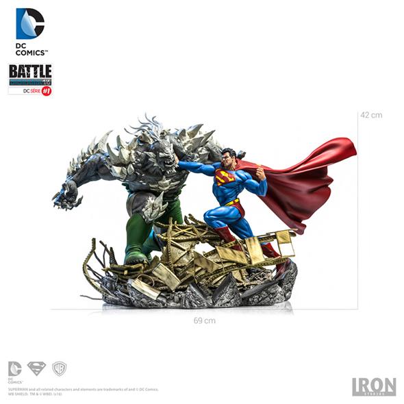 1/6 IRON STUDIOS - SUPERMAN VS DOOMSDAY DIORAMA