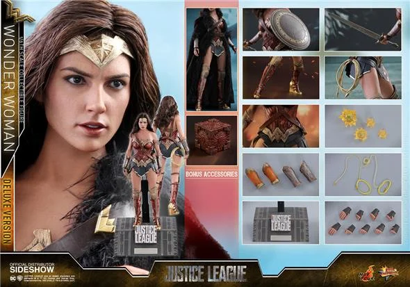 1/6 HOT TOYS - JUSTICE LEAGUE WONDER WOMAN DELUXE