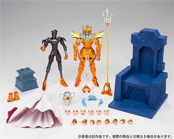 SAINT SEIYA MYTH CLOTH EX - POSEIDON JULIAN SOLO IMPELIAL THRONE SET