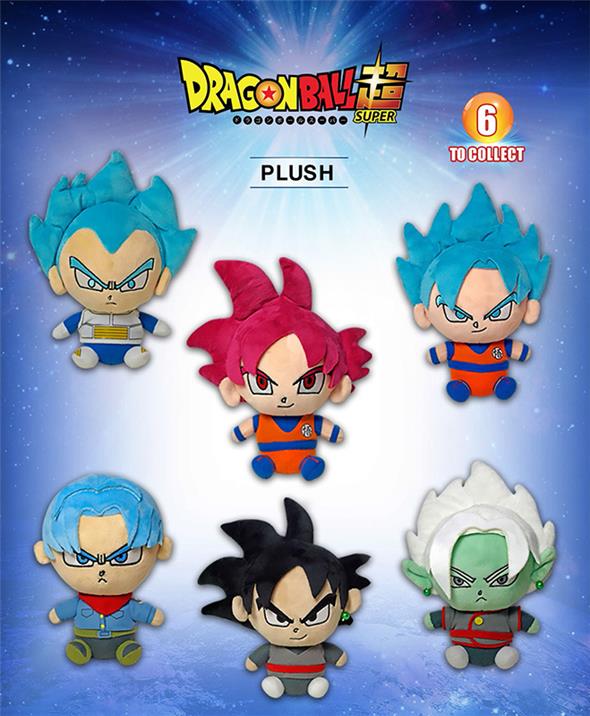 DRAGON BALL SUPER PLUSH COLL DISPLAY(6)