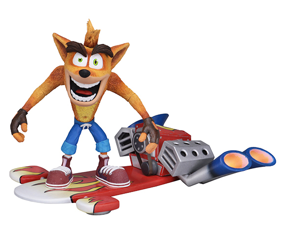 NECA - CRASH BANDICOOT HOVERBOARD CRASH DLX