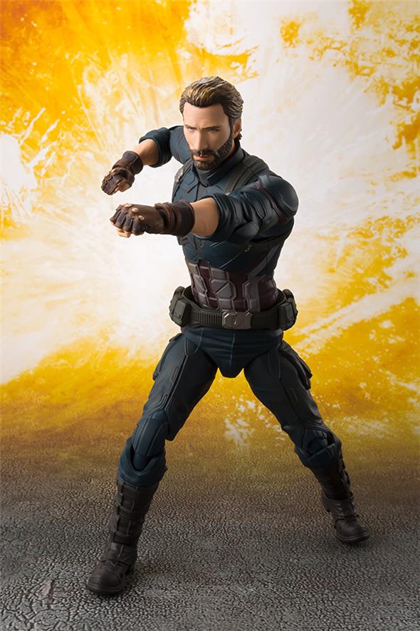 S.H. FIGUARTS - AVENGERS: INFINITY WAR CAP AMERICA & TAMASHII EFFECT EXPLOSION