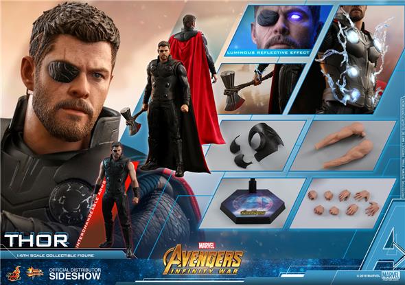 1/6 HOT TOYS - AVENGERS INFINITY WAR - THOR