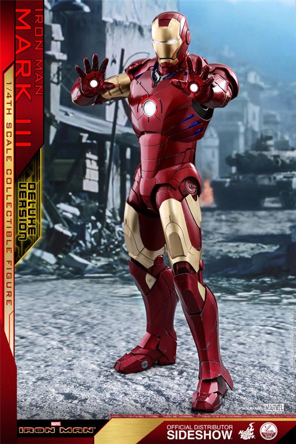 1/6 HOT TOYS - IRON MAN - DELUXE IRON MAN MARK III