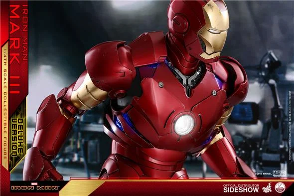 1/6 HOT TOYS - IRON MAN - DELUXE IRON MAN MARK III