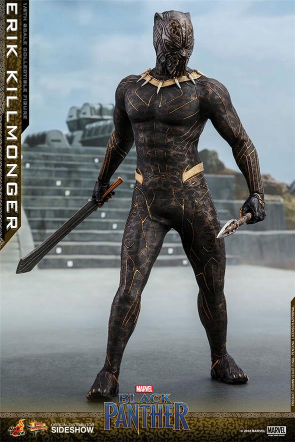 1/6 HOT TOYS - BLACK PANTHER MOVIE - ERIK KILLMONGER