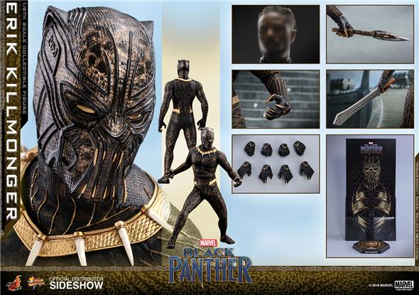 1/6 HOT TOYS - BLACK PANTHER MOVIE - ERIK KILLMONGER