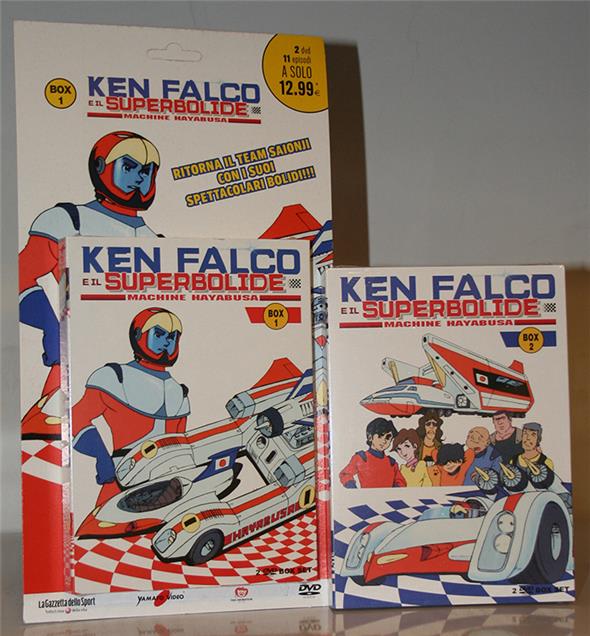 DVD - KEN FALCO E IL SUPERBOLIDE BOX 1 E 2