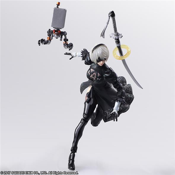 PLAY ARTS KAI - NIER AUTOMATA BRING ARTS 2B & MACHINE
