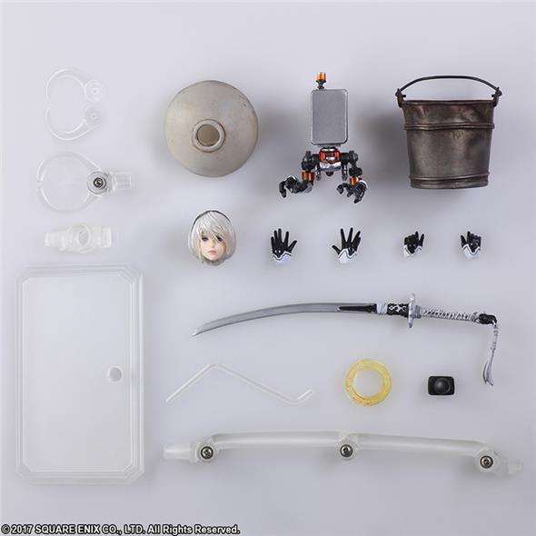 PLAY ARTS KAI - NIER AUTOMATA BRING ARTS 2B & MACHINE