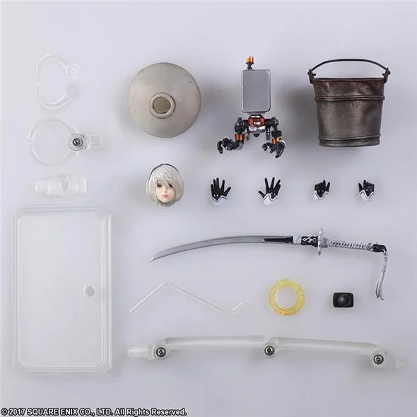 PLAY ARTS KAI - NIER AUTOMATA BRING ARTS 2B & MACHINE