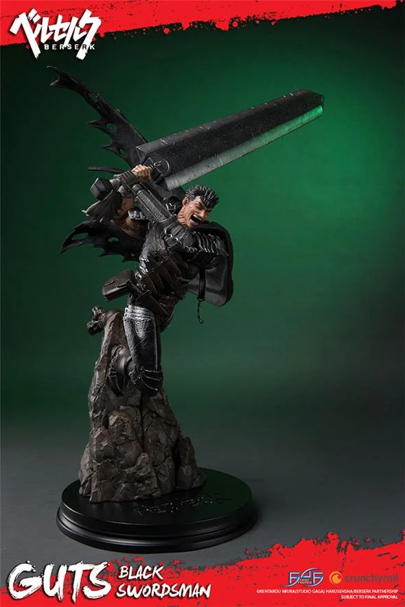 BERSERK GUTS BLACK SWORDSMAN STATUE