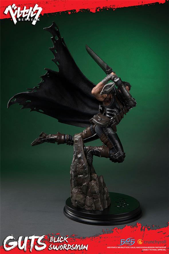 BERSERK GUTS BLACK SWORDSMAN STATUE
