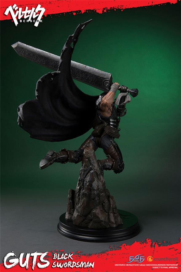 BERSERK GUTS BLACK SWORDSMAN STATUE