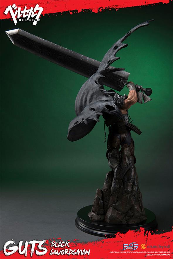 BERSERK GUTS BLACK SWORDSMAN STATUE