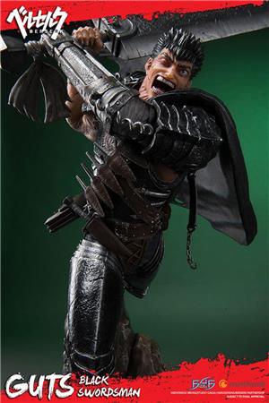 BERSERK GUTS BLACK SWORDSMAN STATUE