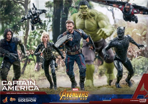 1/6 HOT TOYS - AVENGERS INFINITY WAR - CAPTAIN AMERICA