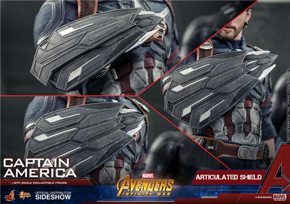 1/6 HOT TOYS - AVENGERS INFINITY WAR - CAPTAIN AMERICA