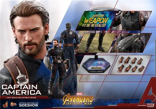 1/6 HOT TOYS - AVENGERS INFINITY WAR - CAPTAIN AMERICA