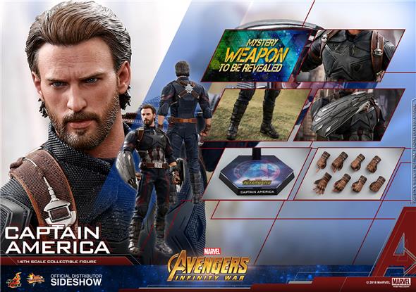 1/6 HOT TOYS - AVENGERS INFINITY WAR - CAPTAIN AMERICA