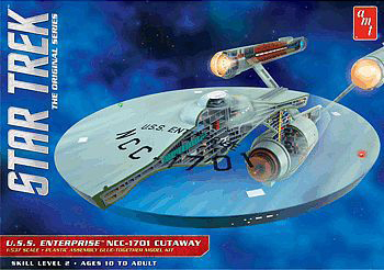 STAR TREK TOS ENTERPRISE CUTAWAY