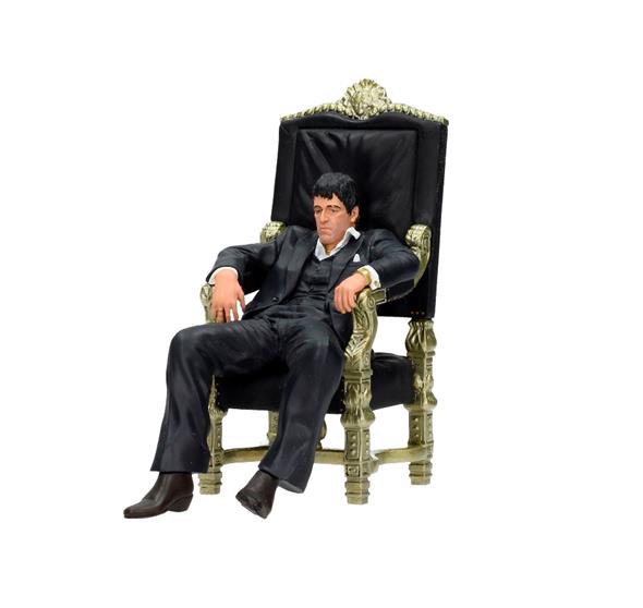 MOVIE ICONS - SCARFACE SITTING TONY MONTANA FIGURE