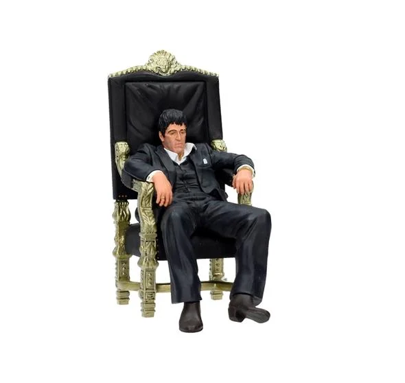 MOVIE ICONS - SCARFACE SITTING TONY MONTANA FIGURE