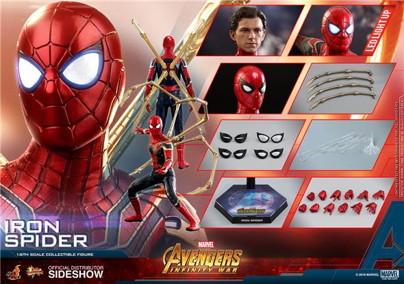 1/6 HOT TOYS - AVENGERS INFINITY WAR - IRON SPIDER