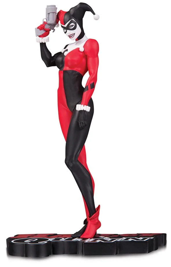 DC DIRECT WHITE & BLACK - HARLEY QUINN RED WHITE & BLACK M.TURNER