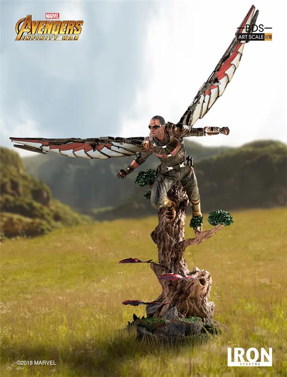 1/10 IRON STUDIOS - AVENGERS I. W. FALCON ART STATUE