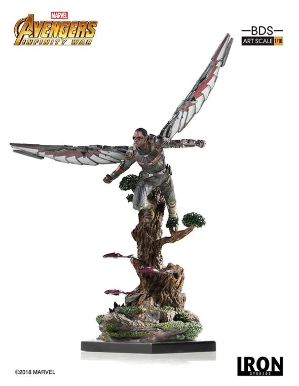 1/10 IRON STUDIOS - AVENGERS I. W. FALCON ART STATUE