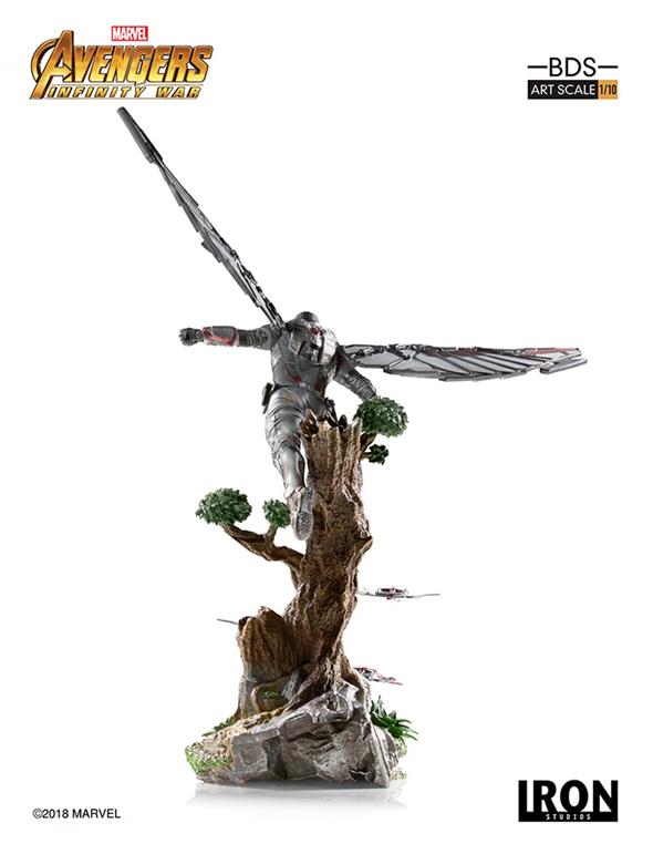1/10 IRON STUDIOS - AVENGERS I. W. FALCON ART STATUE