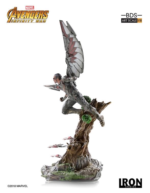 1/10 IRON STUDIOS - AVENGERS I. W. FALCON ART STATUE