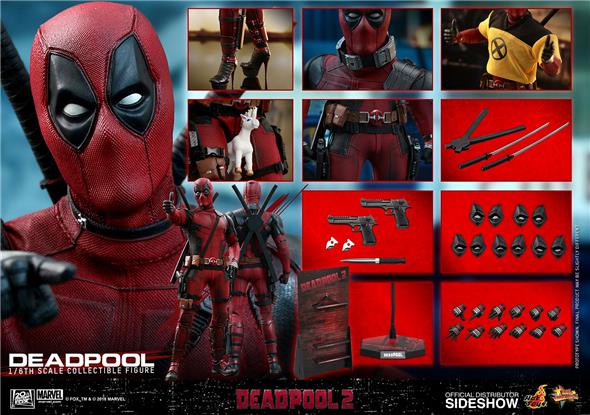 1/6 HOT TOYS - DEADPOOL 2 - DEADPOOL