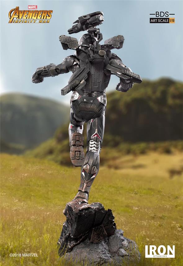 1/10 IRON STUDIOS - AVENGERS I. W. WAR MACHINE ART STATUE