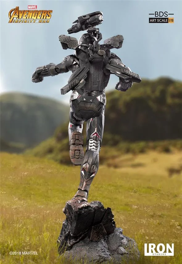 1/10 IRON STUDIOS - AVENGERS I. W. WAR MACHINE ART STATUE