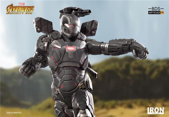 1/10 IRON STUDIOS - AVENGERS I. W. WAR MACHINE ART STATUE