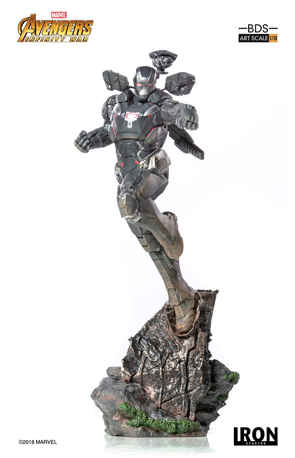 1/10 IRON STUDIOS - AVENGERS I. W. WAR MACHINE ART STATUE
