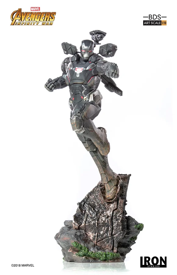 1/10 IRON STUDIOS - AVENGERS I. W. WAR MACHINE ART STATUE