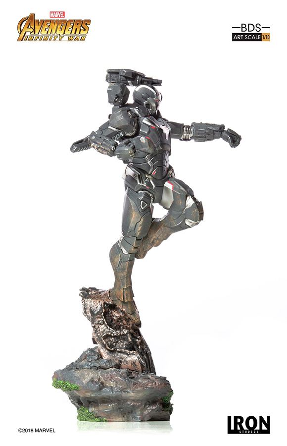 1/10 IRON STUDIOS - AVENGERS I. W. WAR MACHINE ART STATUE