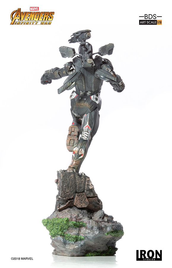 1/10 IRON STUDIOS - AVENGERS I. W. WAR MACHINE ART STATUE
