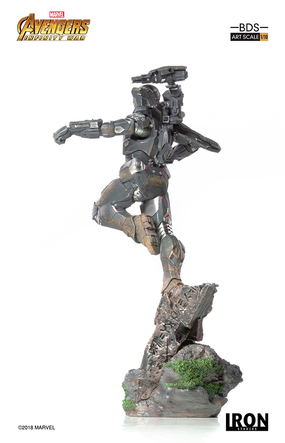 1/10 IRON STUDIOS - AVENGERS I. W. WAR MACHINE ART STATUE