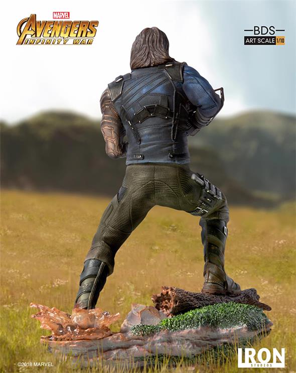 1/10 IRON STUDIOS - AVENGERS I. W. WINTER SOLDIER ART STATUE