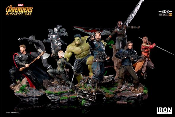 1/10 IRON STUDIOS - AVENGERS I. W. WINTER SOLDIER ART STATUE