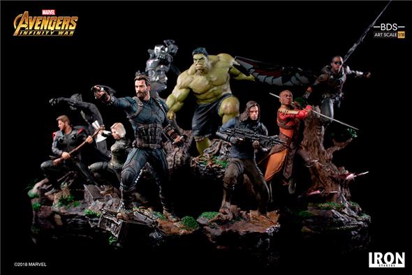 1/10 IRON STUDIOS - AVENGERS I. W. CAPTAIN AMERICA ART STATUE