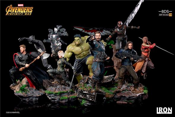 1/10 IRON STUDIOS - AVENGERS I. W. CAPTAIN AMERICA ART STATUE
