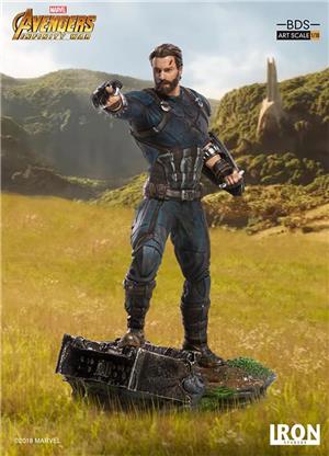 1/10 IRON STUDIOS - AVENGERS I. W. CAPTAIN AMERICA ART STATUE