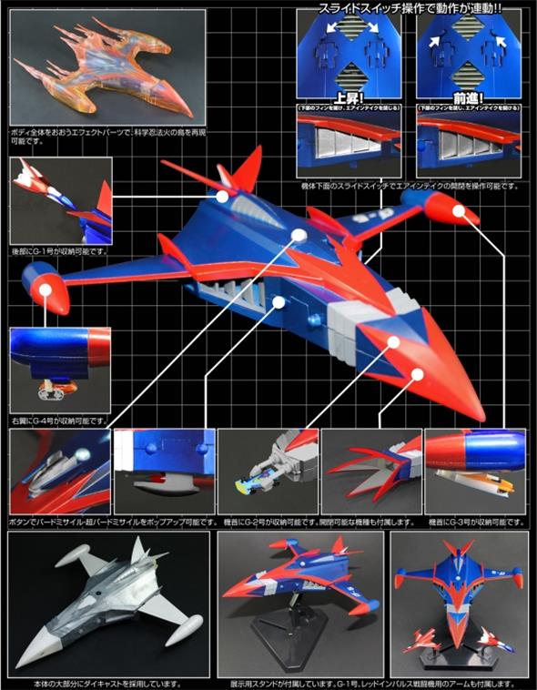 METAL ACTION - GATCHAMAN GOD PHOENIX WITH FIREBIRD
